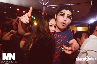 Monochrome Halloween Party — photo 201