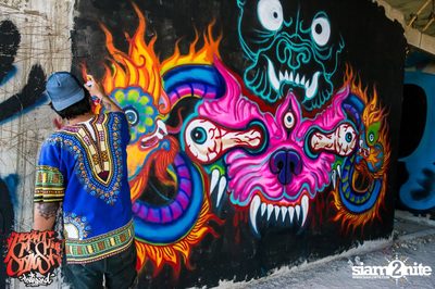 Meeting Of Styles (MOS) กราฟฟิตี้เฟสติวัล ที่เชียงใหม่ 2558 — photo 250