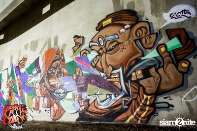 Meeting Of Styles (MOS) กราฟฟิตี้เฟสติวัล ที่เชียงใหม่ 2558 — photo 195