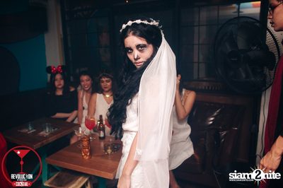 Dizneey Trash Halloween Party at Revolucion Cocktail Bangkok — photo 155