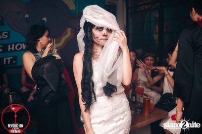 Dizneey Trash Halloween Party at Revolucion Cocktail Bangkok — photo 157
