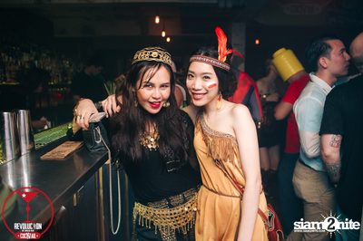 Dizneey Trash Halloween Party at Revolucion Cocktail Bangkok — photo 160
