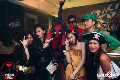 Dizneey Trash Halloween Party at Revolucion Cocktail Bangkok — photo 238