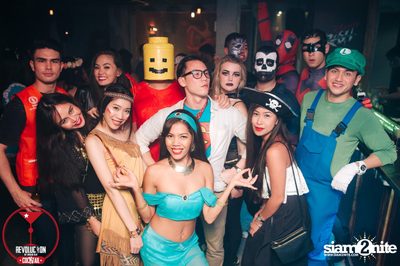 Dizneey Trash Halloween Party at Revolucion Cocktail Bangkok — photo 242
