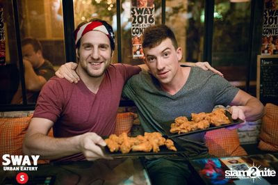 Ultimate Wing Eating Contest ที่ สเวย์ เออร์แบน อีเทอรี — photo 110