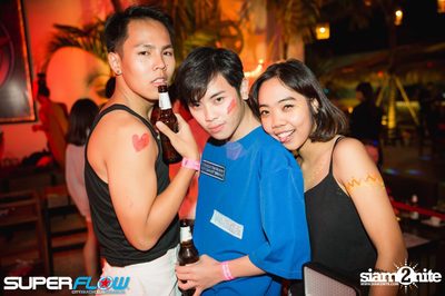 Students Beach Party at Superflow City Beach Club, Khaosan Road — photo 29