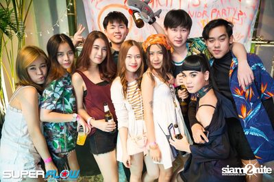 Students Beach Party at Superflow City Beach Club, Khaosan Road — photo 30