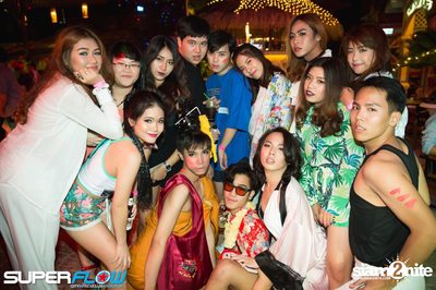 Students Beach Party at Superflow City Beach Club, Khaosan Road — photo 37