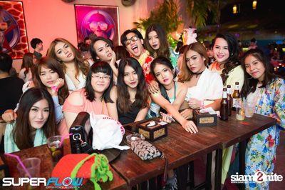 Students Beach Party at Superflow City Beach Club, Khaosan Road — photo 51