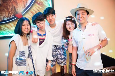 Students Beach Party at Superflow City Beach Club, Khaosan Road — photo 64