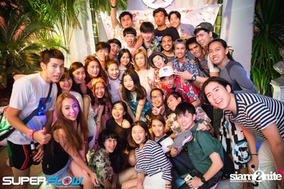Students Beach Party at Superflow City Beach Club, Khaosan Road — photo 70