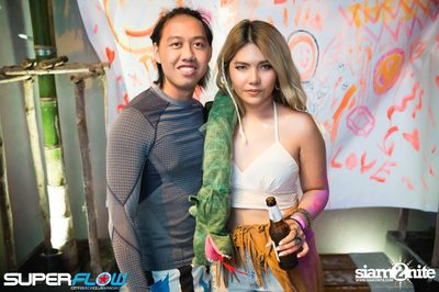 Students Beach Party at Superflow City Beach Club, Khaosan Road — photo 74