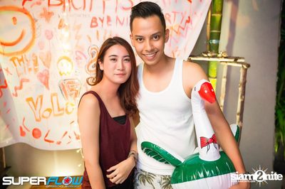 Students Beach Party at Superflow City Beach Club, Khaosan Road — photo 78