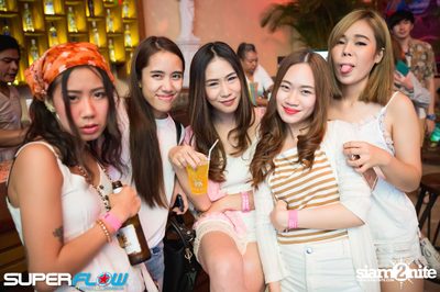 Students Beach Party at Superflow City Beach Club, Khaosan Road — photo 80