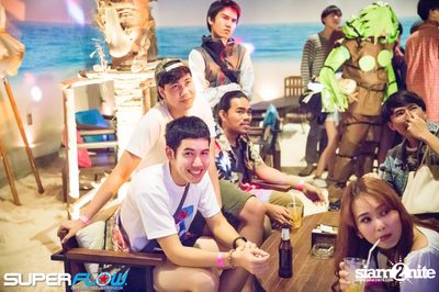 Students Beach Party at Superflow City Beach Club, Khaosan Road — photo 87
