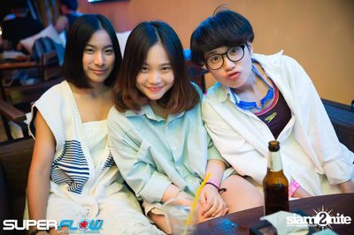 Students Beach Party at Superflow City Beach Club, Khaosan Road — photo 106