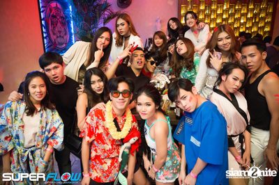 Students Beach Party at Superflow City Beach Club, Khaosan Road — photo 119