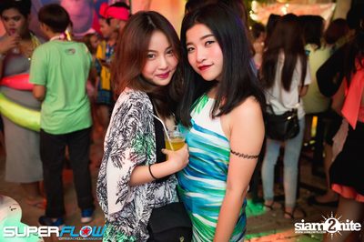 Students Beach Party at Superflow City Beach Club, Khaosan Road — photo 124
