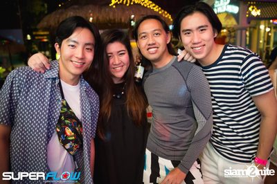 Students Beach Party at Superflow City Beach Club, Khaosan Road — photo 129