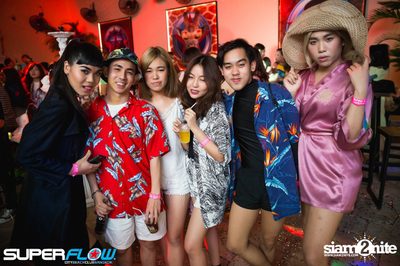 Students Beach Party at Superflow City Beach Club, Khaosan Road — photo 140