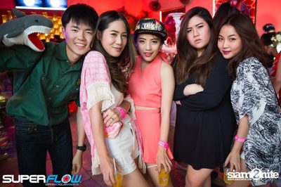 Students Beach Party at Superflow City Beach Club, Khaosan Road — photo 141