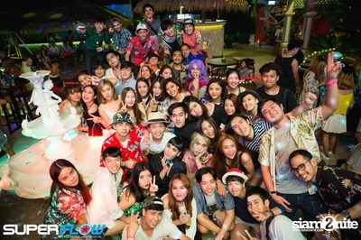 Students Beach Party at Superflow City Beach Club, Khaosan Road — photo 148