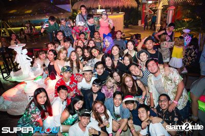 Students Beach Party at Superflow City Beach Club, Khaosan Road — photo 149