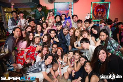 Students Beach Party at Superflow City Beach Club, Khaosan Road — photo 152