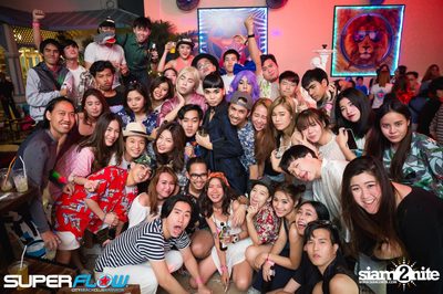 Students Beach Party at Superflow City Beach Club, Khaosan Road — photo 153