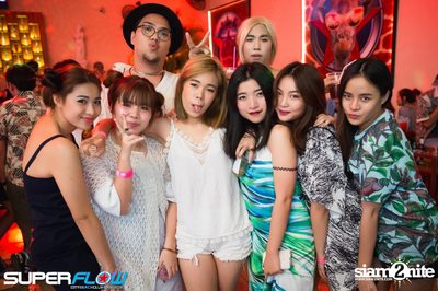 Students Beach Party at Superflow City Beach Club, Khaosan Road — photo 154