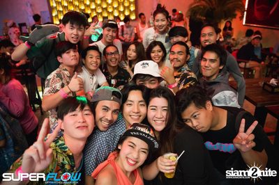 Students Beach Party at Superflow City Beach Club, Khaosan Road — photo 168