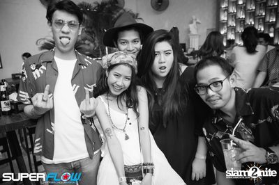Students Beach Party at Superflow City Beach Club, Khaosan Road — photo 178