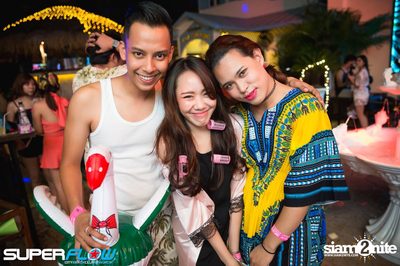 Students Beach Party at Superflow City Beach Club, Khaosan Road — photo 179