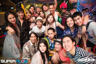 Students Beach Party at Superflow City Beach Club, Khaosan Road — photo 191