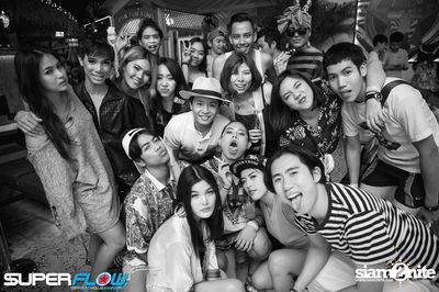 Students Beach Party at Superflow City Beach Club, Khaosan Road — photo 192