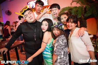 Students Beach Party at Superflow City Beach Club, Khaosan Road — photo 194