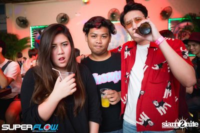 Students Beach Party at Superflow City Beach Club, Khaosan Road — photo 202