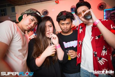 Students Beach Party at Superflow City Beach Club, Khaosan Road — photo 203