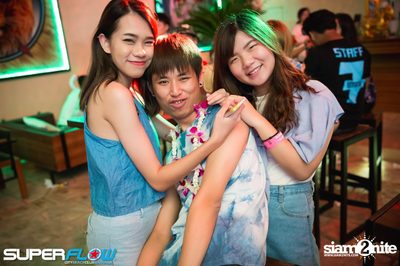 Students Beach Party at Superflow City Beach Club, Khaosan Road — photo 214