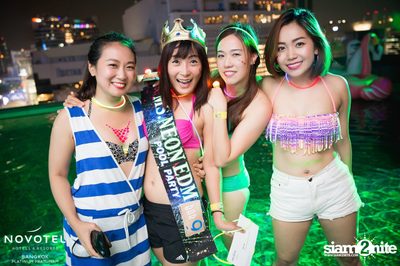 Neon EDM Pool Party at BAR9, Novotel Bangkok Platinum — photo 116