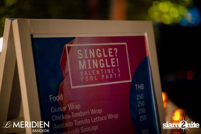 Single? Mingle! Valentine's Pool Party ที่ เลอ เมอริเดียน — photo 83