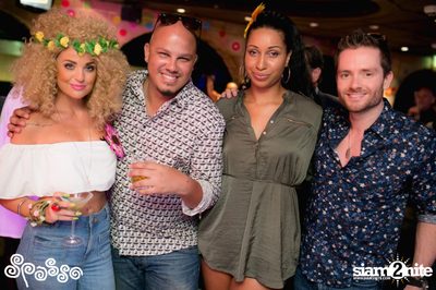Flower Power Theme Night ที่ สปาสโซ่, Grand Hyatt Erawan — photo 78