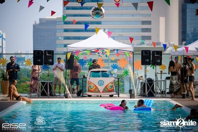 Flower Power Charity Pool Party for Freeland at Oriental Residence — photo 19