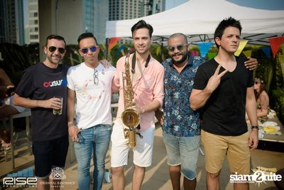 Flower Power Charity Pool Party for Freeland at Oriental Residence — photo 58