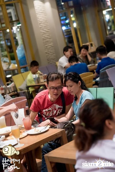 คืนวันศุกร์ ที่ร้าน แฮปปี้ ฟิช, เอเชีย ทีค เดอะ ริเวอร์ฟร้อนท์ — photo 30