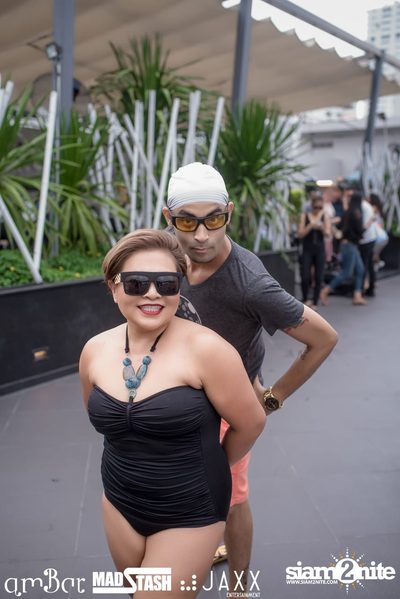 AmWet VS. Hooters (The Battle) Pool Party at AmBar Bangkok — photo 48