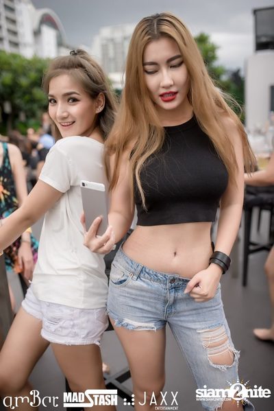 AmWet VS. Hooters (The Battle) Pool Party at AmBar Bangkok — photo 70