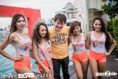 AmWet VS. Hooters (The Battle) Pool Party at AmBar Bangkok — photo 85