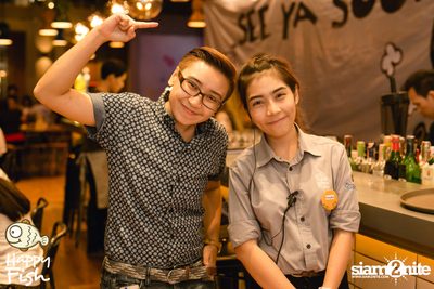 คืนวันศุกร์ ที่ร้าน แฮปปี้ ฟิช, เอเชีย ทีค เดอะ ริเวอร์ฟร้อนท์ — photo 48