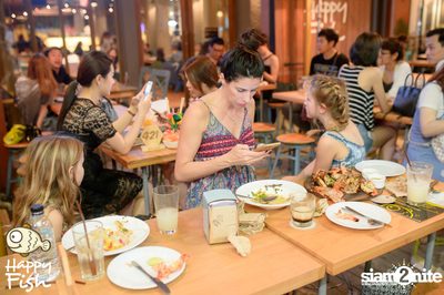 วันลอยกระทง ที่ร้าน แฮปปี้ ฟิช, เอเชีย ทีค เดอะ ริเวอร์ฟร้อนท์ — photo 85